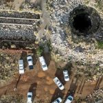 More illegal miners resurface, but run back into shaft after seeing police [VIDEO]