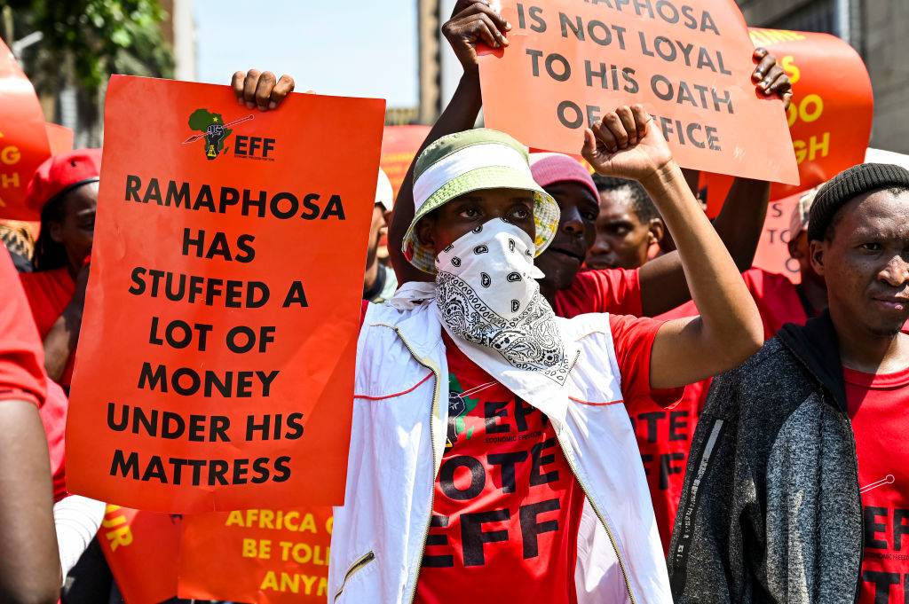 EFF tells concourt sparing Ramaphosa impeachment was unlawful