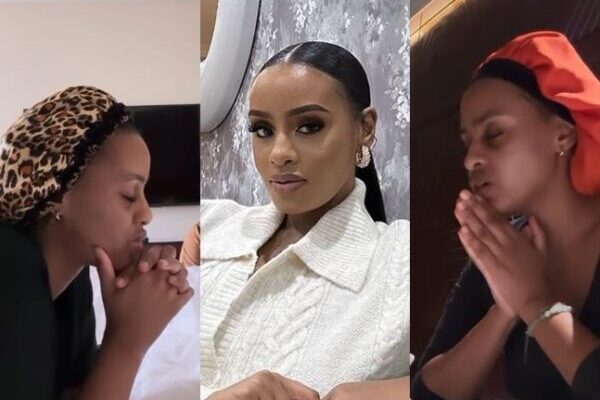 Mzansi reacts to Thobeka Majozi’s prayer video content