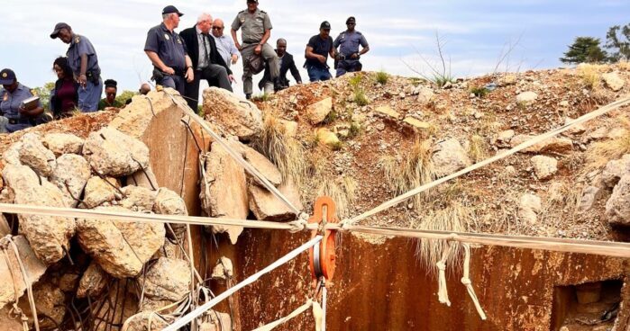 Ten illegal miners emerge from Stilfontein mine on Saturday