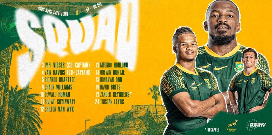 Reminder: Kick off times for the Blitzboks at Cape Town Sevens
