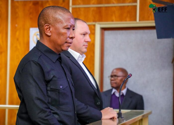 State accuses Malema of lying about gun fired at EFF’s gig