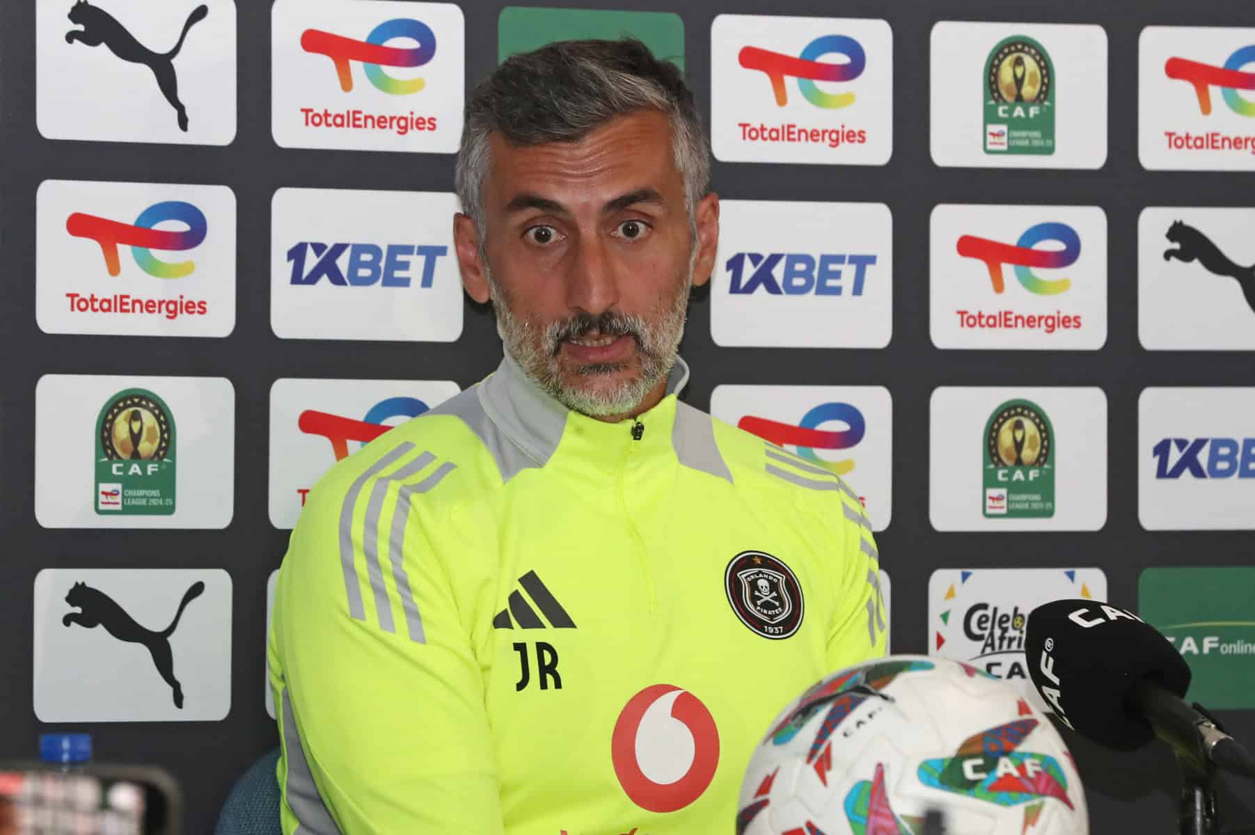 Pirates coach Riveiro targeting maximum points in Abidjan