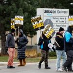 Thousands of US Amazon staff strike days before Christmas