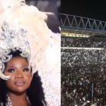 Makhadzi makes history at Peter Mokaba stadium