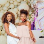 Nomzamo Mbatha surprises her sister Wendy Mbatha with a gender reveal party (Photos)