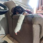 Six-year-old back home after shooting outside stadium