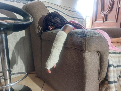 Six-year-old back home after shooting outside stadium