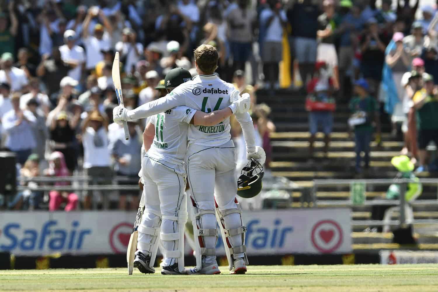 ‘Bloody chuffed,’ says Ryan Rickelton after scoring 176 not out at Newlands