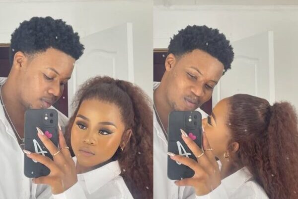 Naledi Aphiwe (18) shows off her boyfriend