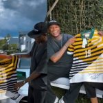 Doctor Khumalo delivers his iconic t-shirt to Oscar Mbo (Video)