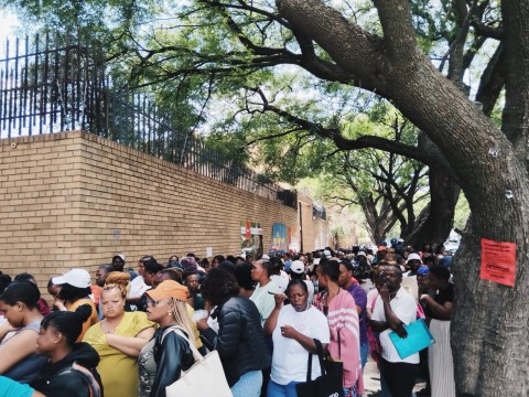 WATCH | Last-minute rush to place pupils