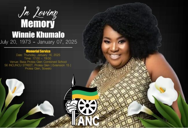 MK Party accuses the ANC of falsely claiming Winnie Khumalo