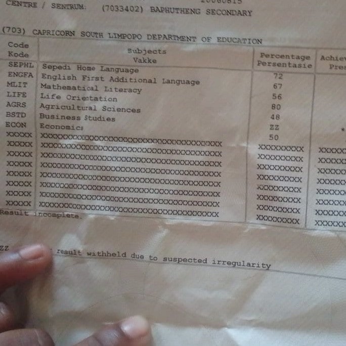 Snl24 | ‘Singing’ blocks pupils’ matric results!