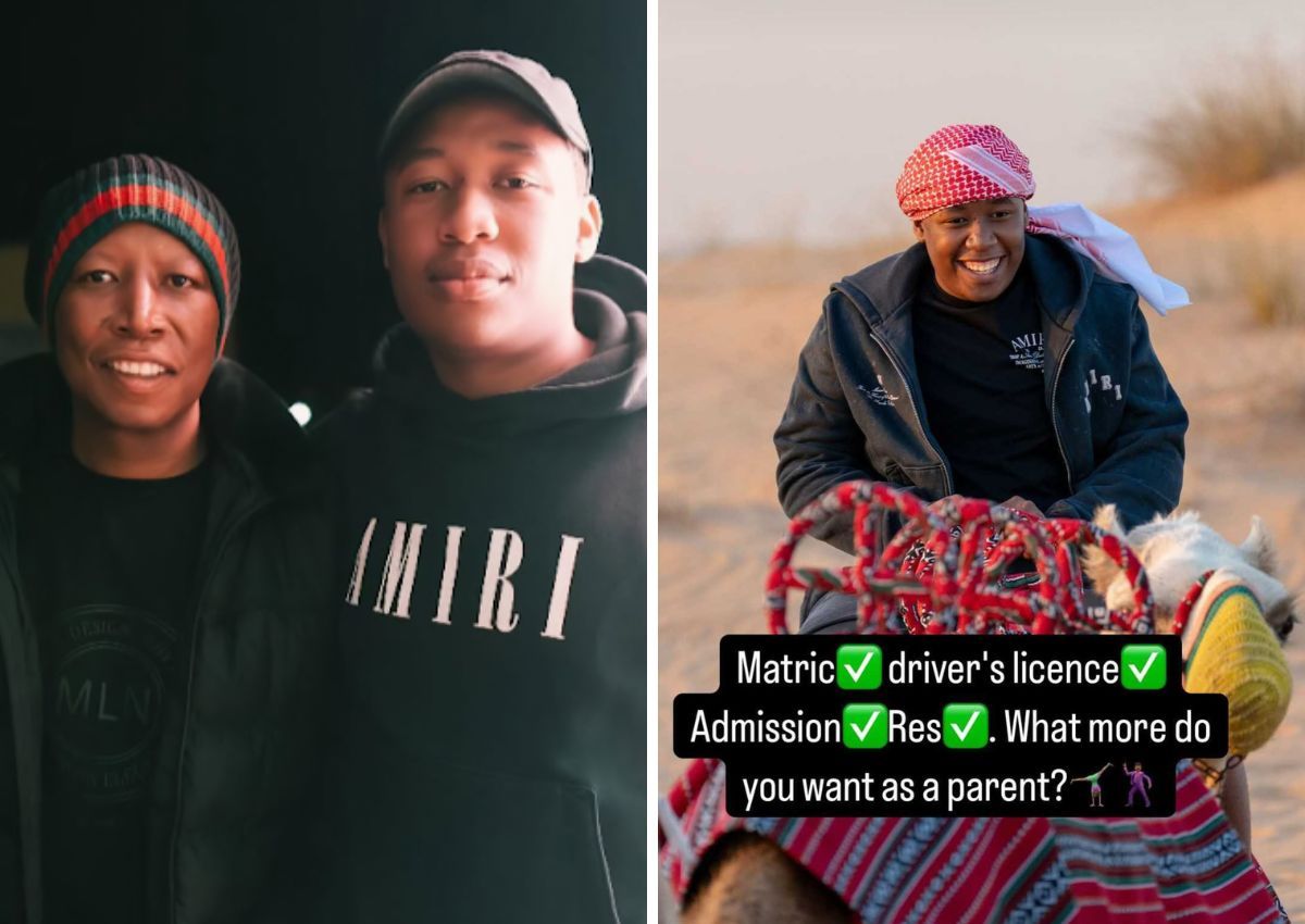 Proud Malema praises first-born: ‘I’m thankful for you’