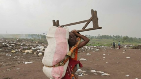DR Congo: near Goma, displaced people begin long journey home