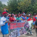 Congolese nationals march to SA Parliament calling for peace