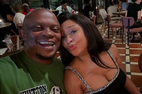 Minnie Dlamini and Dr Brian Monaisa get cozy in new loved-up snap