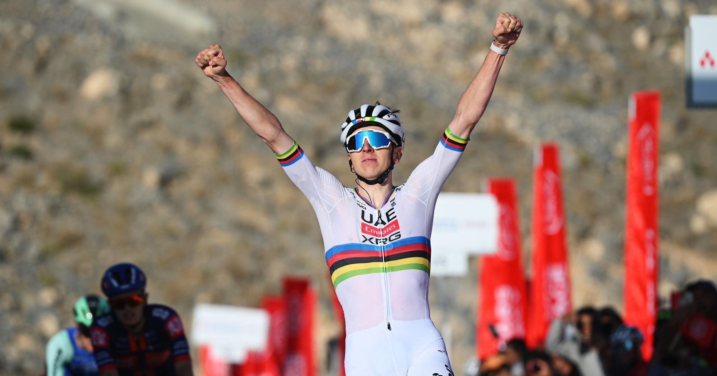 Pogacar wins first race of 2025 season with late UAE Tour attack