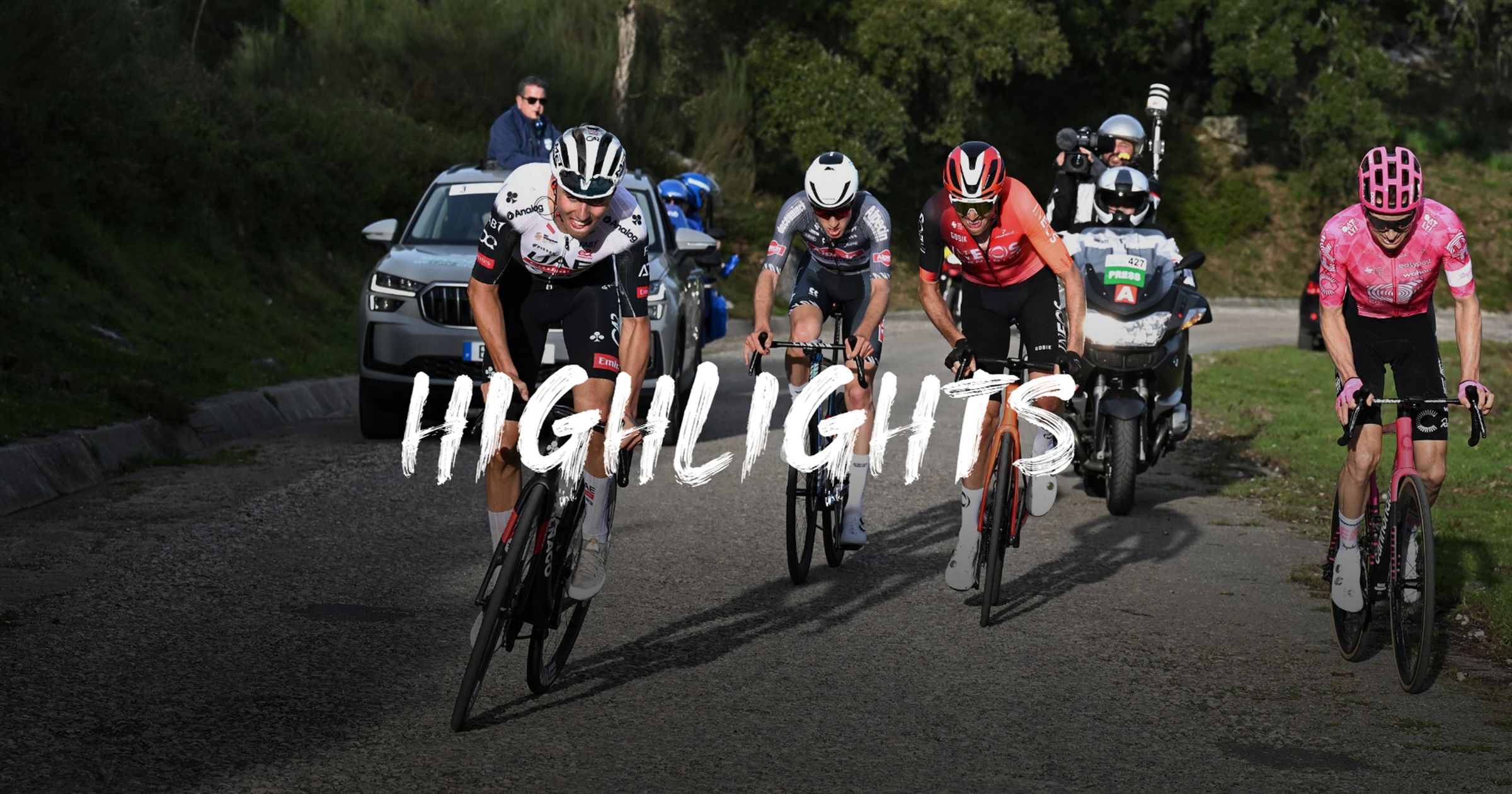 Highlights: Christen leads one-two for UAE Team Emirates on Stage 2