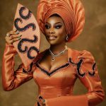 Effortlessly Slay in Peach at Your Yoruba Trad With This Inspo
