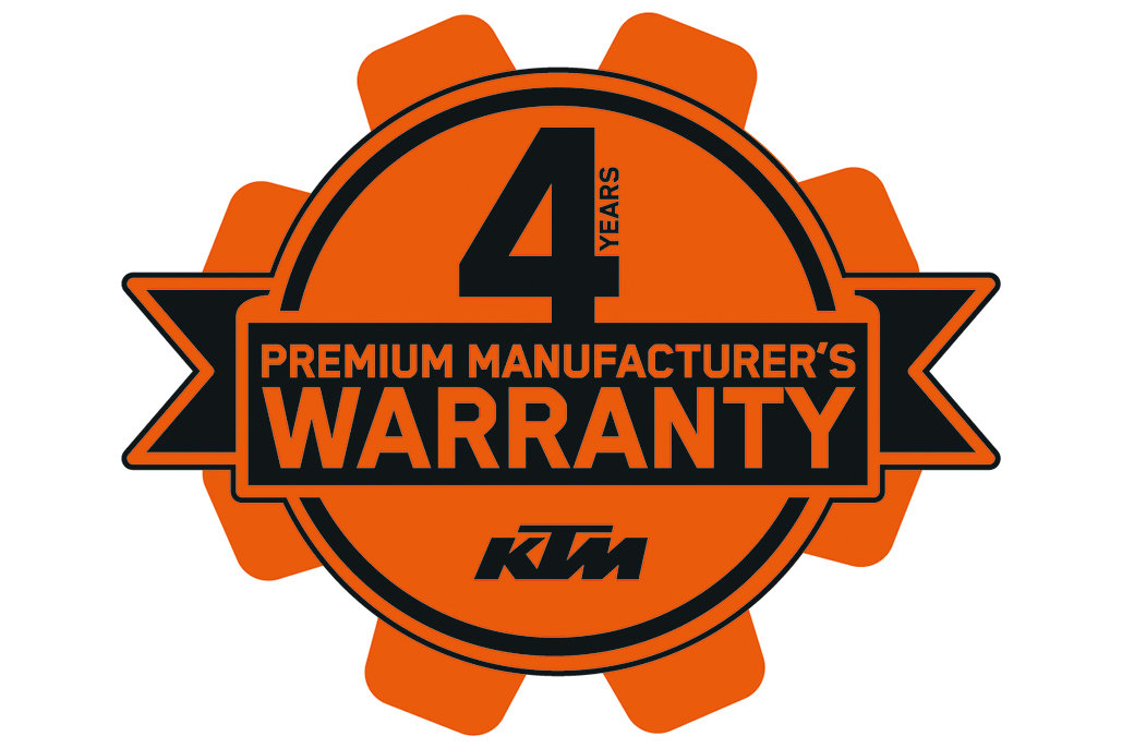 KTM Introduces New Four-Year Warranty
