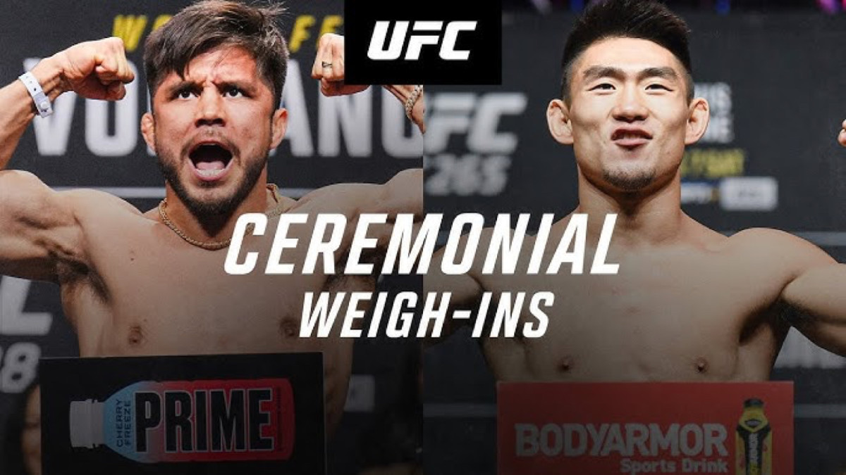 UFC Seattle Ceremonial Weigh-In Video