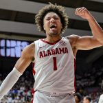Alabama starts slow vs. Kentucky, but Mark Sears sparks No. 4 Crimson Tide to regular-season sweep of Wildcats