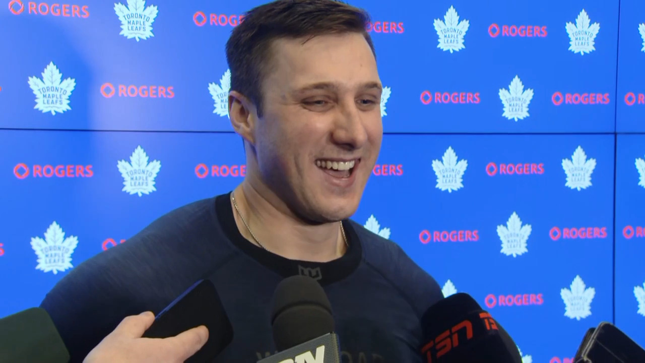 ‘I live in my parents’ basement’: Steeves unsure how to mark first goal