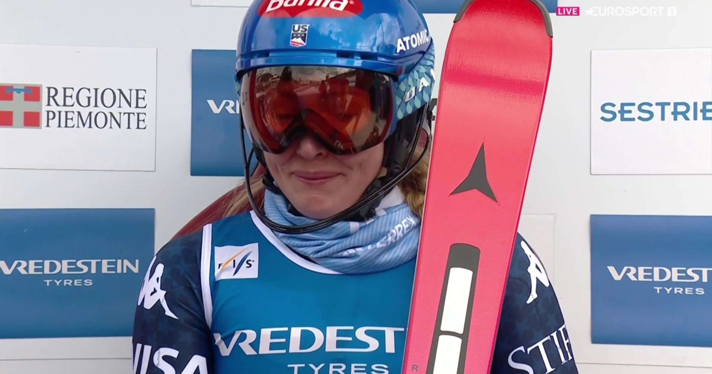 Tearful Shiffrin ‘so grateful’ after historic 100th World Cup win