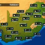 Weather forecast | Tuesday, 25 February 2025