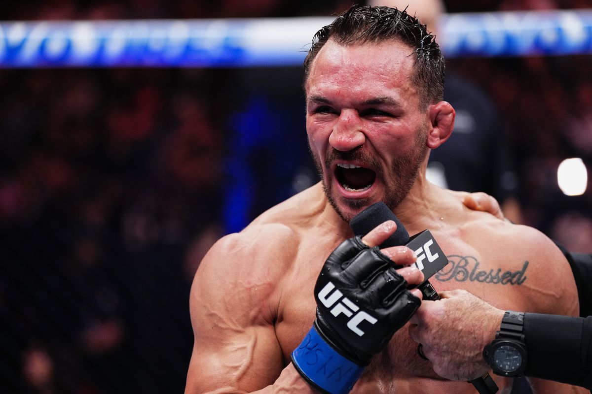 Michael Chandler reacts to rumors of him taking on Justin Gaethje on short notice