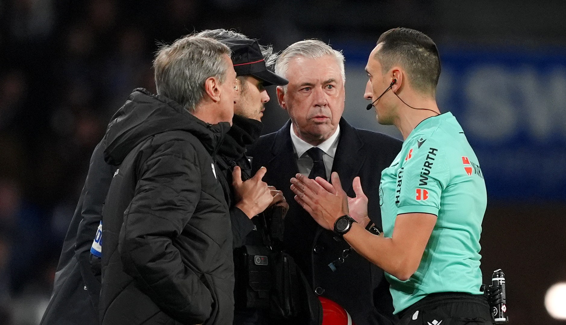 Real Madrid clash suspended for several minutes after opposing fans chant for player to ‘die’