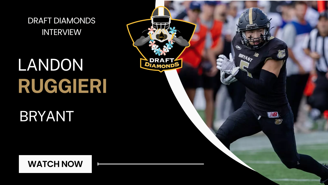 Landon Ruggieri, WR, Bryant | 2025 NFL Draft Prospect Zoom Interview