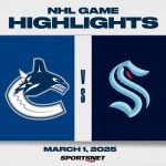 NHL Highlights: Kraken 6, Canucks 3