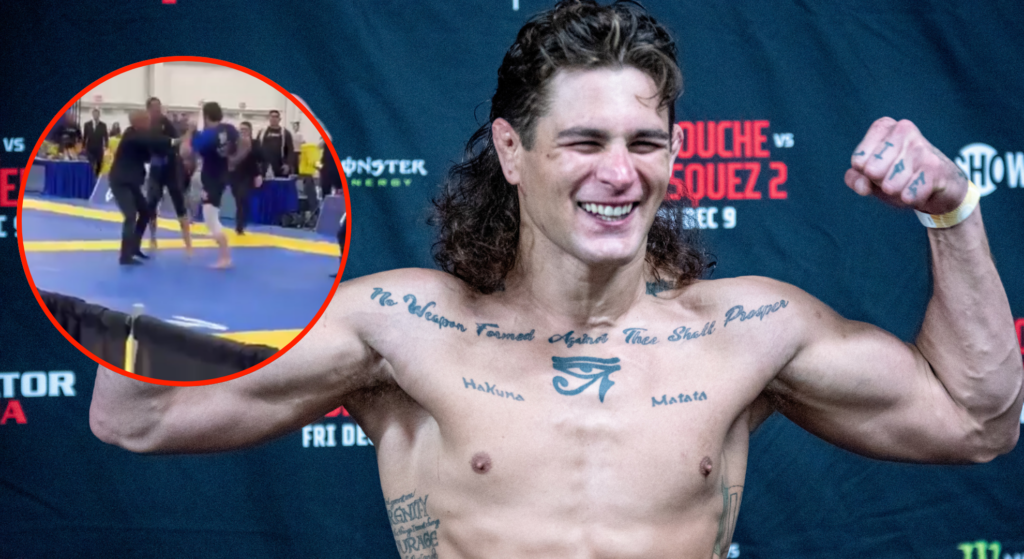 Former Bellator star hit with five-year ban for brawling at BJJ event issues explicit response