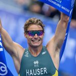 Aussie triathlon star Matt Hauser and IRONMAN 70.3 World Champ head Geelong start list