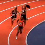 Sprinter who whacked rival on head with baton denies doing it deliberately in tearful interview