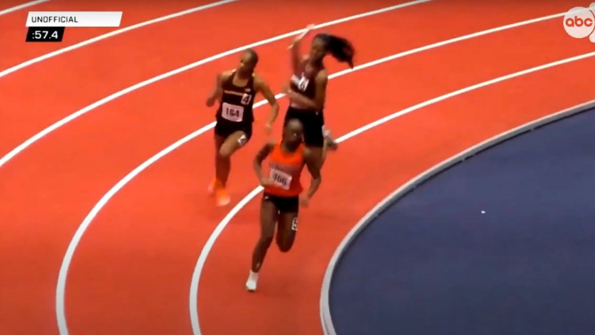 Sprinter who whacked rival on head with baton denies doing it deliberately in tearful interview