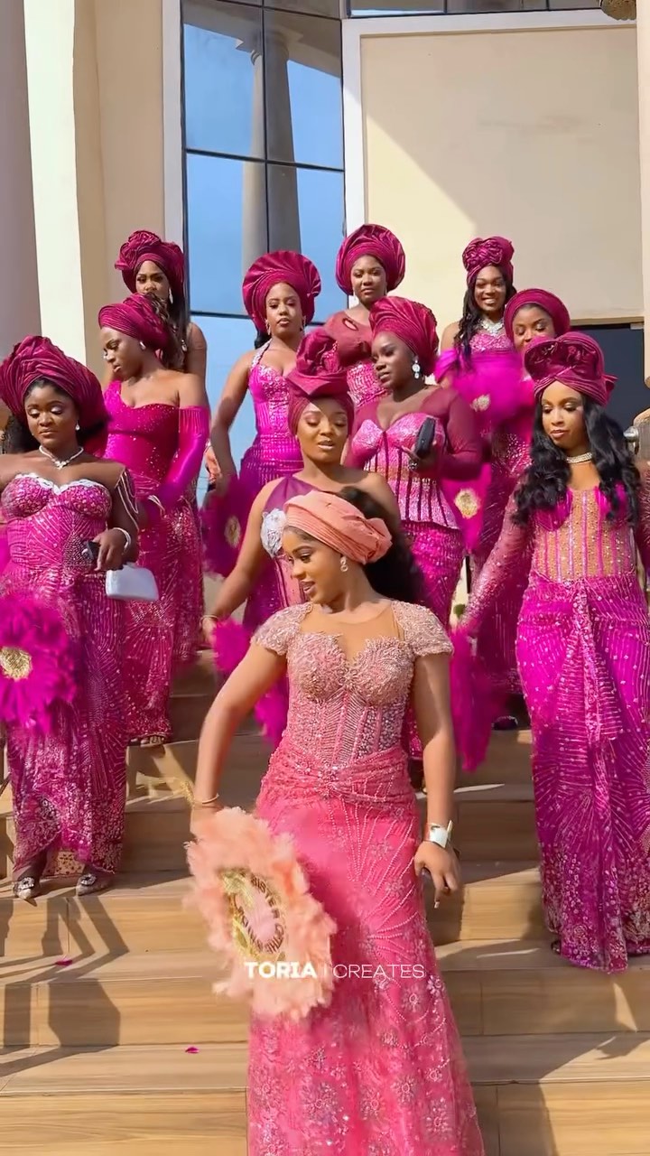 This AsoEbiBella Squad Served Premium Style & Vibes at Their Friend’s Wedding