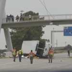 R21 North closed after deadly bus crash