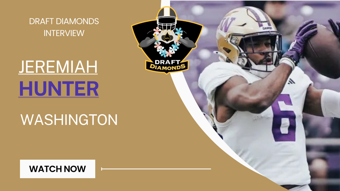 Jeremiah Hunter, WR, Washington | 2025 NFL Draft Prospect Zoom Interview