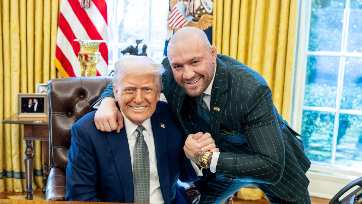 Conor McGregor meets Donald Trump at the White House