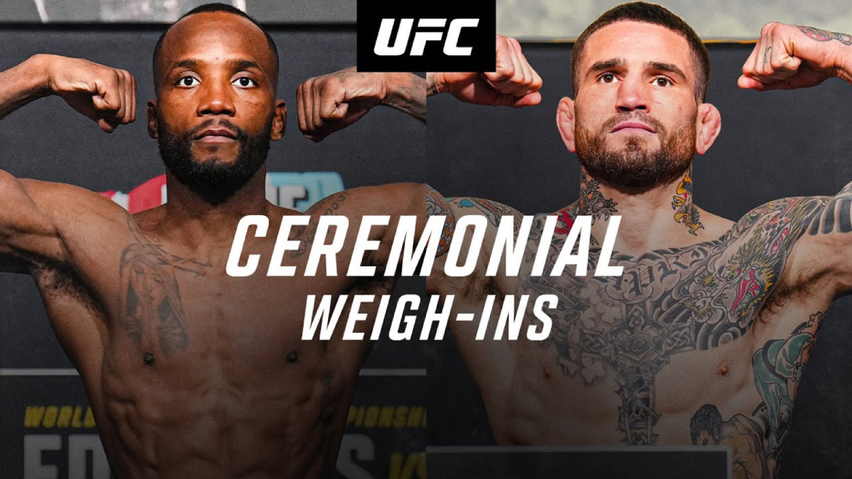 UFC London: Edwards vs. Brady Ceremonial Weigh-in Video
