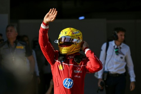 Ferrari’s Hamilton takes stunning pole for Chinese GP sprint