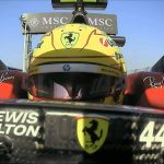 Lewis Hamilton laughs after qualifying on pole for Chinese Sprint!