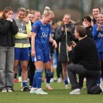 Everton star in fairy tale Women’s Super League comeback as midfielder is surprised with on-pitch proposal