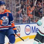 Nugent-Hopkins steps up to deliver Oilers win without McDavid, Draisaitl