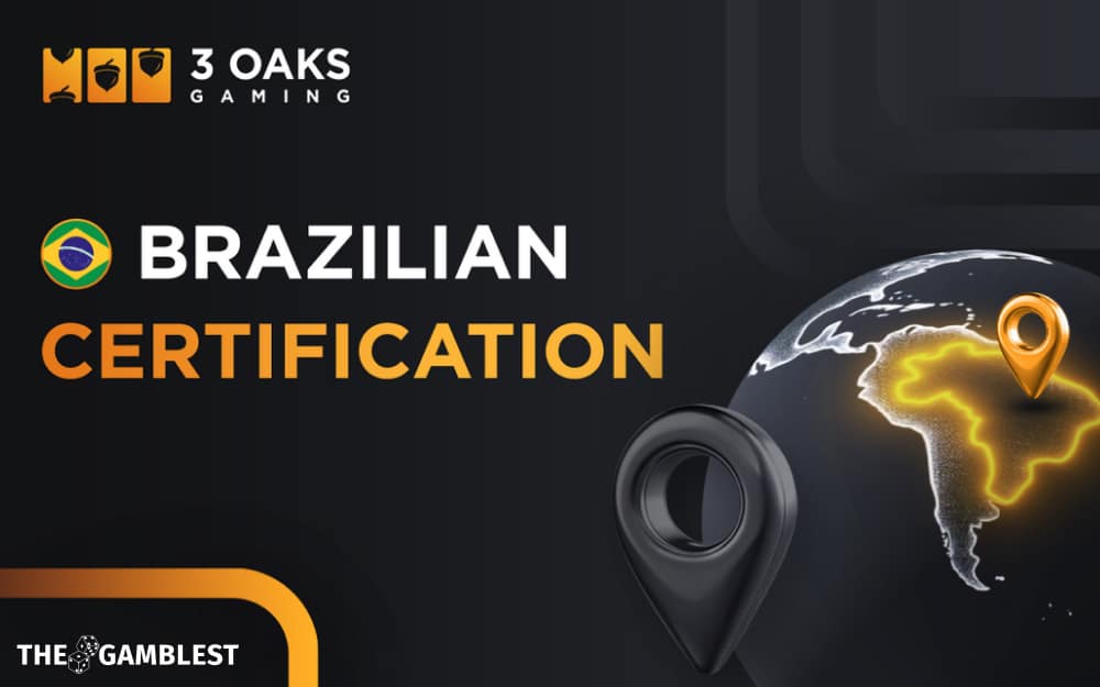 3 Oaks Gaming achieves certification for Brazilian market