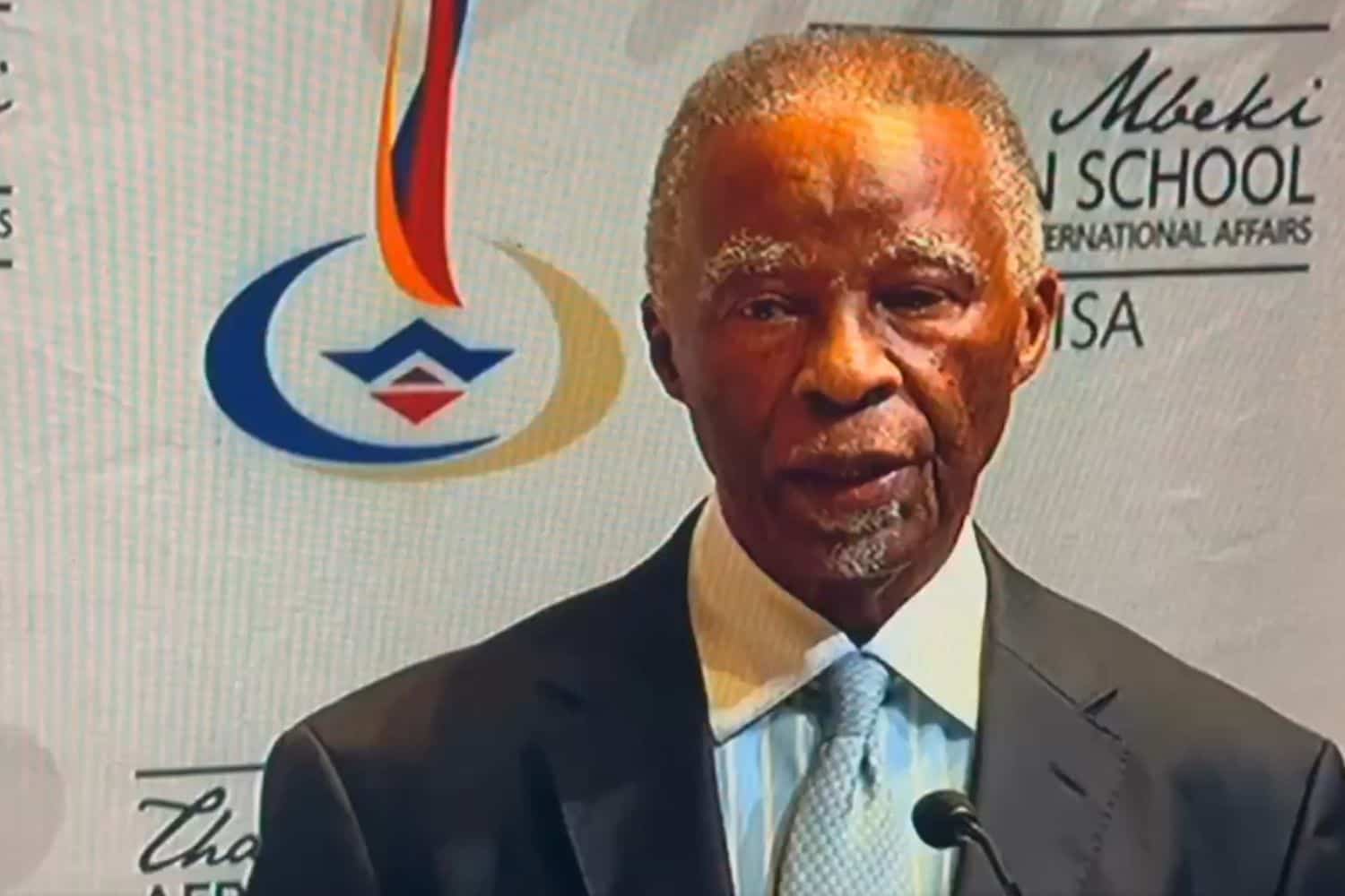WATCH: Mbeki criticises Rasool over Trump remarks